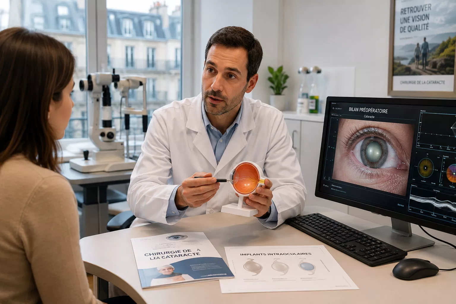 Combien coûte une opération de la cataracte à Paris ?